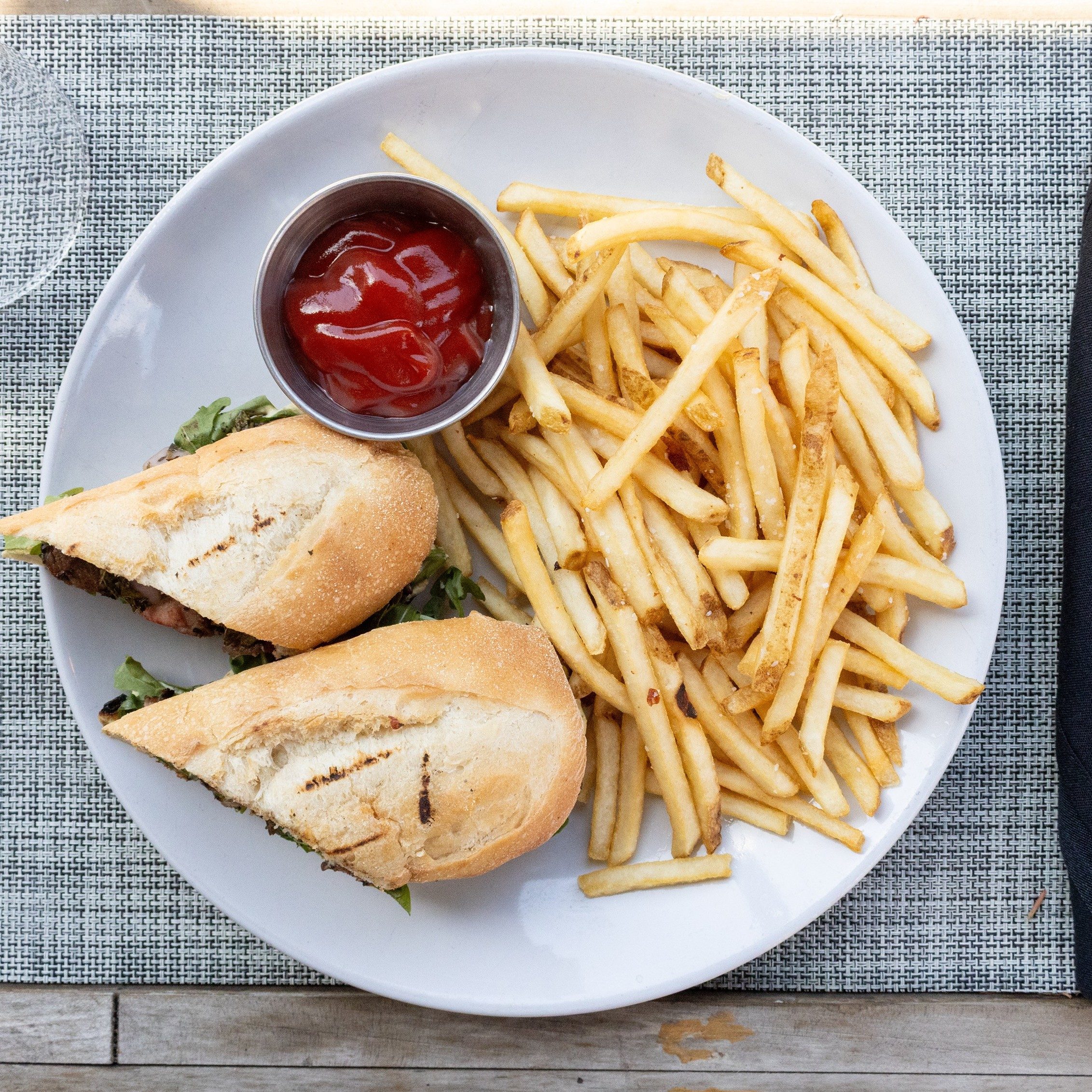 Flank Steak Sandwich.