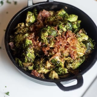 Balsamic Glazed Brussel Sprouts