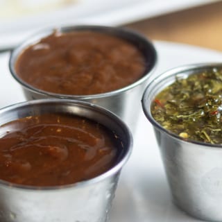 Steak sauce sampler